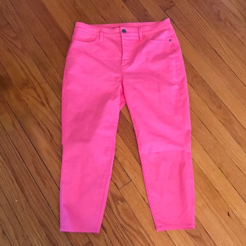 Hot pink Crop jegging